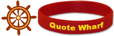 Quote Wharf Silicone Wrsitbands, Silicone Arareness Bracelets