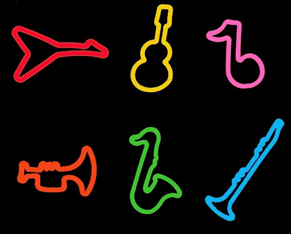 musical instruments silly bands